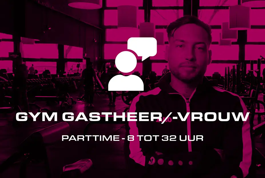 Vacature Gym Gastheer of Gastvrouw bij BigGym